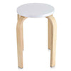 Wooden Stacking Bar Stool Dining Living Room Kitchen Breakfast Seat Stackable