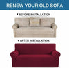1/2/3 Large Seater Jacquard Sofa Cover Couch Slipcover Stretch Elastic Protector