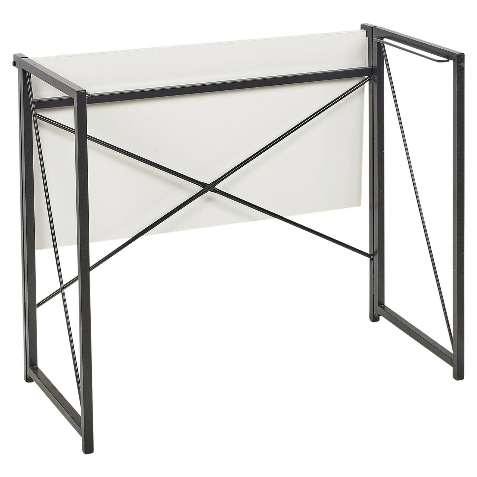 Rectangle Table Work Rectangle Wooden Folding Table Steel Legs Computer Work Office Desk Be ...