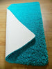 NEW SOFT PLAIN SHAGGY MATS WASHABLE NON SLIP LARGE SMALL BEDROOM RUGS RUNNERS UK