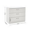 Oak Black White Chest of Drawers 3 4 5 Draws Bedroom Furniture Hallway Cabinet