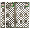 Rigid Wooden Frame Lattice Pattern Garden Trellis Panels Climbing Plants Outdoor