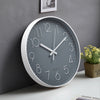 Wall Clock Illuminated / Solid Numerals Silent Retro Chic Decor 12-13inch Clocks