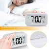 Alarm Snooze Home Desk Clock Smart Night Light Thermometer Digital LED Display
