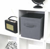 8PCS Grey Foldable Storage Collapsible Box Home Clothes Organizer Fabric Cube UK
