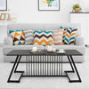 Modern Coffee Table Stylish End Table Large Tea Table with Spacious Tabletop