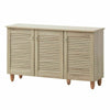 TAD | 3 Tier 3 Doors Sonoma Oak Shoe Storage Cabinet Footwear Stand Rack Unit