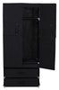Canvas Wardrobe With Clothes Hanging Rail Shelves Drawers Storage Cupboard Black