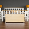 Leon Storage Ottoman Chest Toy Chest Pine Bedding Blanket Box Large Wooden