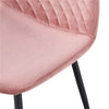 Set of 2/4/6 Velvet Dining Chairs Padded Seat Metal Legs Kitchen Home Office UK