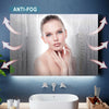 Modern Bathroom Mirror LED Illuminated Anti-fog Touch/Infrared Sensor