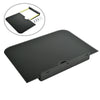 1 Tier Black Glass Floating Wall Mount Shelf DVD Player Sky Box Game Console