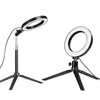 LED Ring Fill Light Stand Tripod Dimmable Lighting Youtube TIKTOK Live Lamp