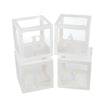 4pcs Baby Box Wedding Baby Shower Balloon Box Transparent Birthday Party Decor