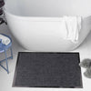 Non Slip Rubber Mat Door Mats Indoor Outdoor Washable Rugs Welcome Door Mat (40cm x 60cm (16" x 24") Gray)
