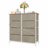 5|6|8 Draws Fabric Chest of Drawer Bedroom Furniture Hallway Storage Metal Frame