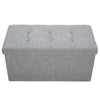 Linen Storage Ottoman Foldaway Seat Stool Bench Chest Toy Box Pouffe Bench UK