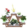 Wooden Plant Flower Pot Display Holder Stand Shelf Storage Rack Outdoor Indoor