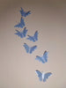 20 3d PEARLESCENT BUTTERFLY TOPPER WALL DECORATION DECOR STICKERS GIRLS ROOM cur