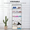 3 4 Tier Metal Shoe Rack Organiser Stainless Steel Stand Storage Shoe Racks