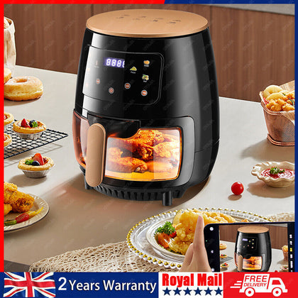 Air Fryer 6L Digital Cooker Fat Oil Free Frying Toaster Oven 6 Mode Timer 1400W