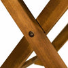 Real Wood Folding Coffee Side Snack Table Wooden Garden Patio Furniture Hardwood