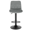 2/4/6 x Breakfast Bar Stools Bar Chairs for Kitchen with Velvet Swivel Gas