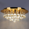 Luxury LED Crystal Droplet Chandelier Elegant Ceiling Wall Light Decor Lights UK