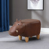 Luxury Small Padded Upholstered Footstool Ottoman Pouffe Stool Wooden Seat Suede