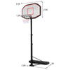 10FT Big Backboard In/Outdoor Adjustable Basketball Hoop System Kids Adults