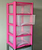 LARGE 3 & 4 PLASTIC DRAWERS -TOWER UNIT TROLLEY CHEST DRAWER SCHOOL OFFICE HOME