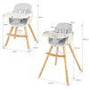 3 IN 1 Baby High Chair Infant Child Feeding Seat Highchair Food Tray Safety Belt