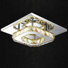 Luxurious Square Crystal LED Ceiling Light Bed Lamp Fitting Pendant Chandelier