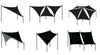 Outdoor Sun Shade Sail Garden HDPE Awning UV Block Protected Canopy Sunscreen