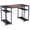 PC Computer Desk Writing Study Table Office Home Workstation Dark +Storage Shelf