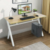 Computer Home Office Desk Corner Wood Metal Desktop Table PC Study Workstation