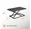 Ultra Slim Sit Stand Desk Converter Pc Laptop Work Office Home