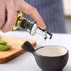 500ml Oil Dispenser Stainless Steel Glass Olive Oil Bottle Kitchen Pourer