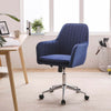 Office Chair Swivel Velvet Padded Seat Home Computer Desk Armchair Adjustable UK