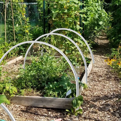 Galvanized Steel Greenhouse Plant Hoop Garden Tunnel Hoop with Netting Clips