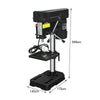 CONENTOOL 13mm Drill Press Bench Top Speed Pillar Drill Press & Table Stand 350W