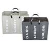 3X Collapsible Fabric Laundry Hamper, Foldable Clothes Bag, Washing Bin Basket
