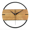 Retro Wall Clock Silent Big Gear Wooden Hanging Wall Clock Home Decor