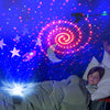 Galaxy Starry Night Light LED Projector Ocean Wave Star Sky Party Lamp Bedroom