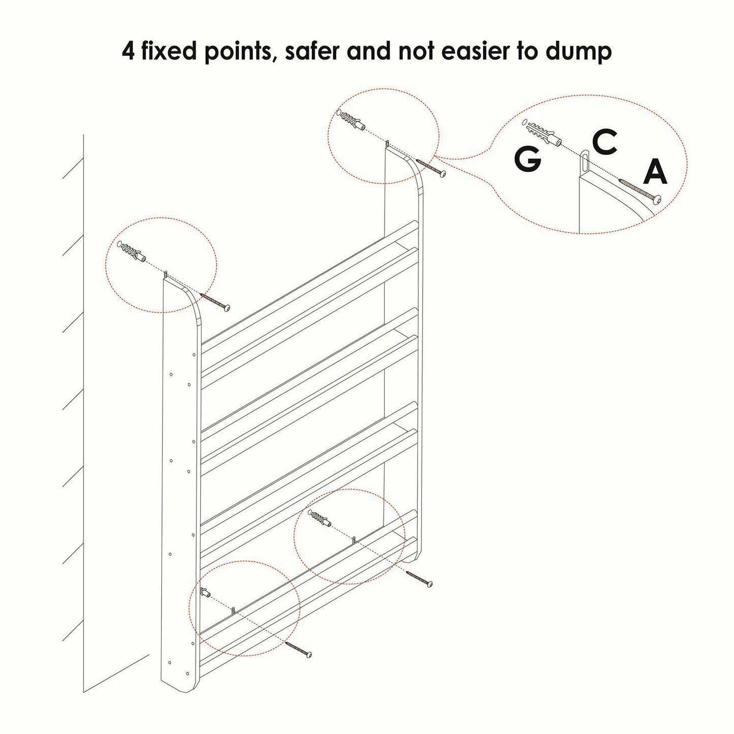 White Children Bookcase Kids Display Bookshelf Storage Unit Shelving Wooden Rack