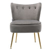 Scallop Back Armchair Lotus Petal Tub Seat Lounge Occasional Accent Sofa Chair