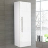 Bathroom White Hanging Toilet Cabinet Wood Makeup Storage Shelf Bedroom Cupboard