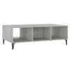Home Coffee Table Concretre Grey 103.5x60x35CM Chipboard Great