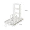 Kitchen Organizer Dish Cloths Drain Rack Clean Sponge Holder Rag Storage Shelf