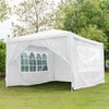 3Mx4M Heavy Duty Gazebo Sides Waterproof Marquee Canopy Wedding Party Tent White